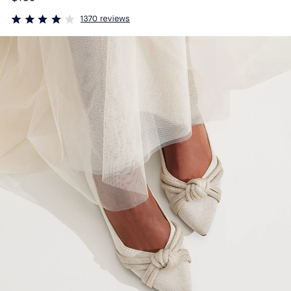 Rothy’s flats - silver